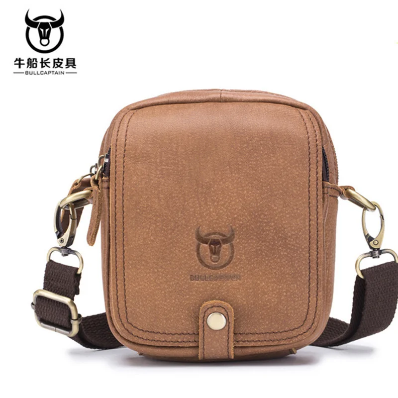 Сумка кросс-боди мужская из натуральной кожи нагрудная Сумочка на плечо