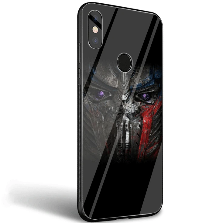 Cell Phone Case Glass Transformers For Xiaomi Mi 8 Lite A1 A2 5X 6X 9 Redmi Note 5 6 7 Pro 6A 4X Pocophone F1 Cover | Мобильные