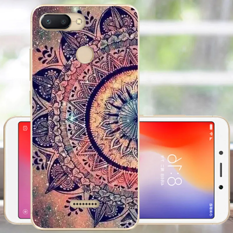 Защитный чехол FANATU для Xiaomi Redmi 6, мягкий силиконовый чехол с милым принтом, бампер для Redmi 6, чехол 5,45, чехол для Xiomi Redmi 6, чехол для телефона