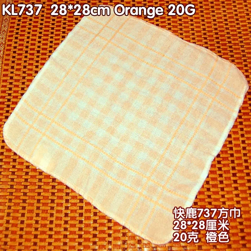 

A small handkerchief; a nonstick rag All cotton children's water towel Children's face towel 28*28cm 20g 1 bags of 4 towels