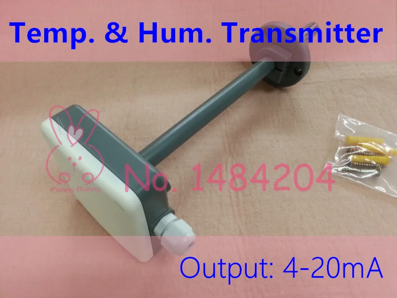 Встроенный передатчик температуры и влажности воздуховода 4 20 мА высокоточный с