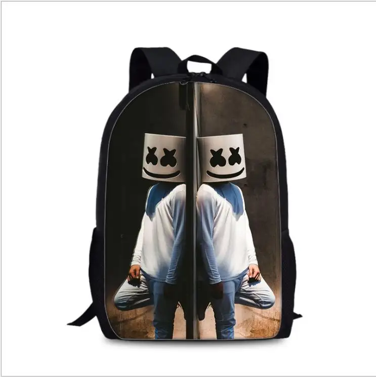 DJ Marshmello Guy школьная сумка для подростков мальчиков и девочек детский
