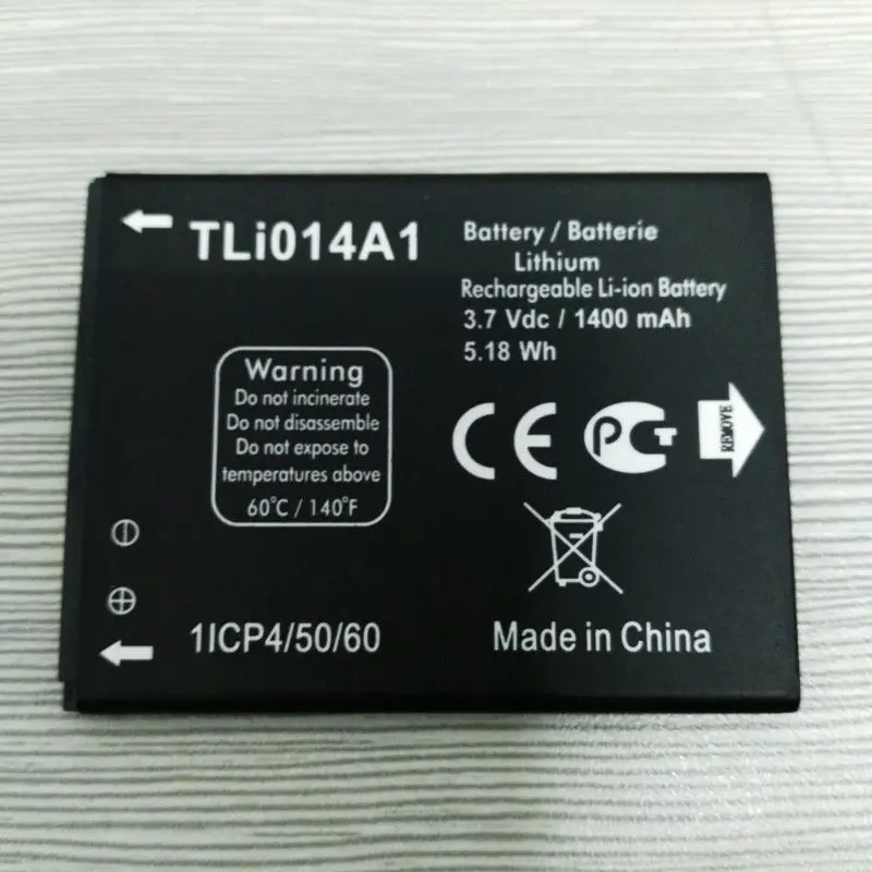 Оригинальный аккумулятор TLi014A1 1400mAh для Alcatel Onetouch 4010/D 4012 4030/D/A OT-5020/D M POP телефон