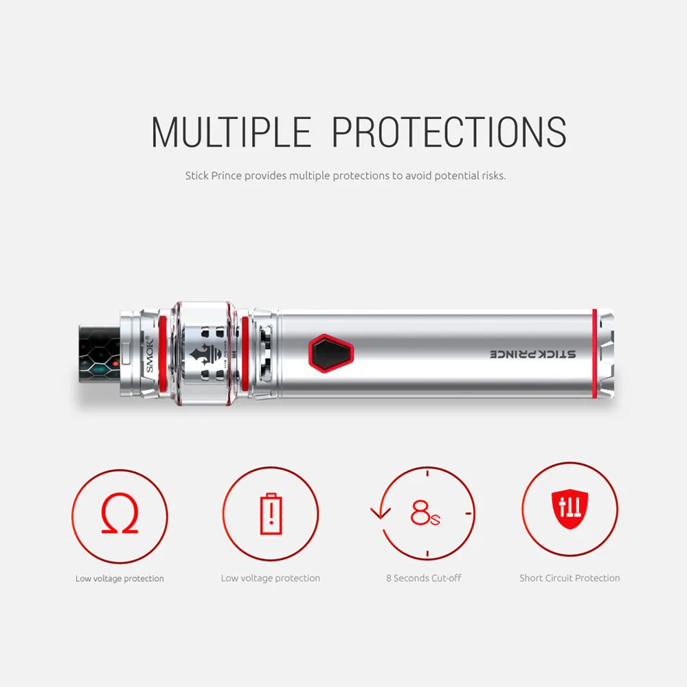 Электронная сигарета Starter испаритель SMOK Stick цена комплект 8 мл TFV12 бак 3000 мАч