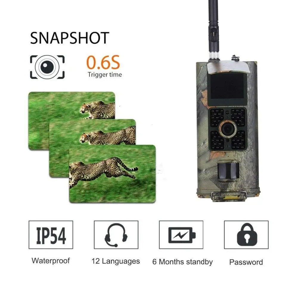 HC 700G охотничья камера 3g SMS SMTP 16MP HD 1080 P ИК Инфракрасная ночного видения игра в дикой