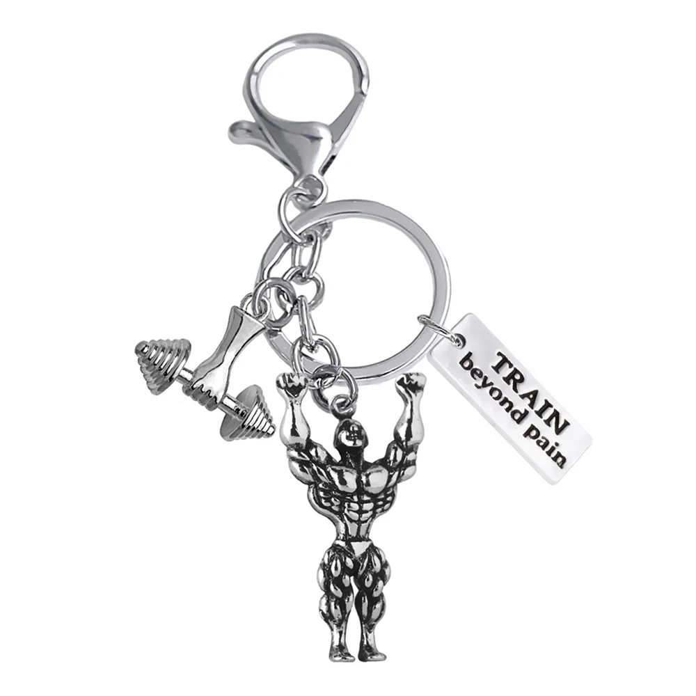 Стильный фитнес брелок для ключей от любителей спорта|key chain|car key chainpendant keychain |