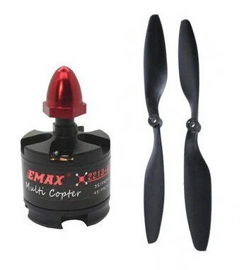 Мотор Emax Mulit MT2213 935KV plus резьбовой бесщеточный мотор с 1 парой пропеллеров 1045 для
