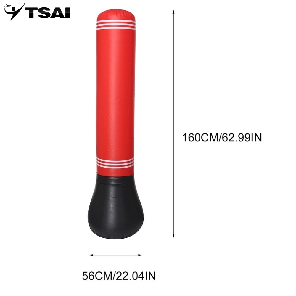 TSAI дропшиппинг быстрая надувная пробивая сумка тумблер 160x56 см фитнес мешок песка