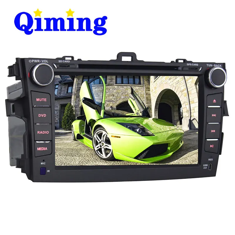 Qiming Start 8 дюймов 2 DIN в-dash DVD GPS плеер для Toyota Corolla 2008-2011 аудио стерео Радио с Bluetooth RDS