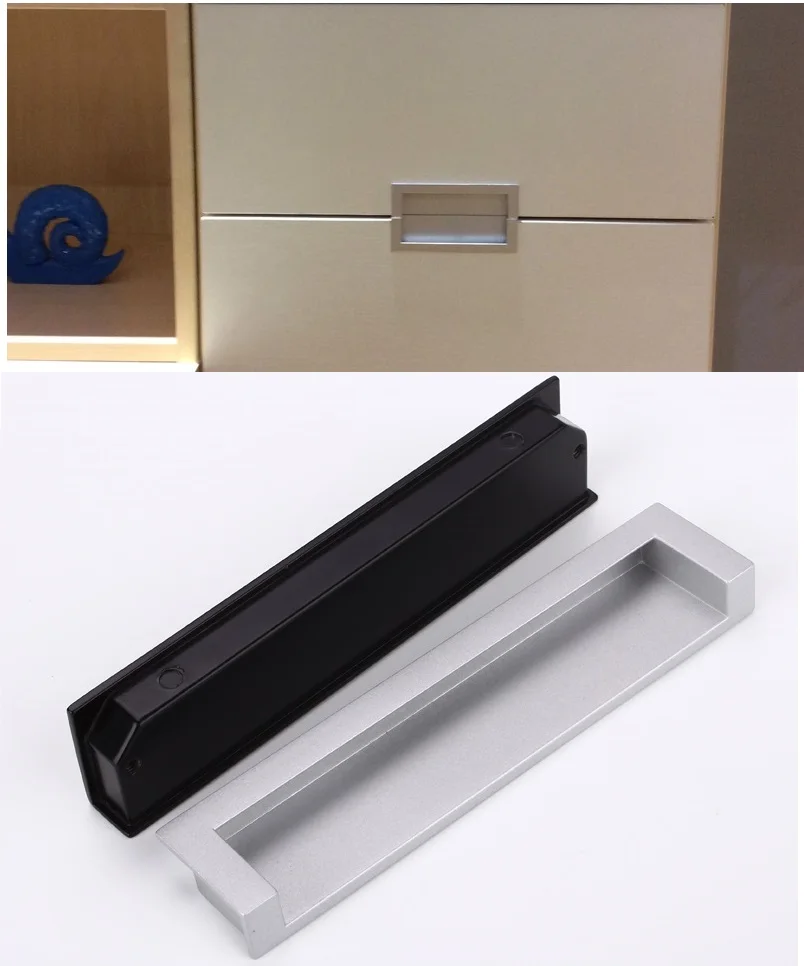 Встраиваемая ручка 10 шт./лот встроенная для шкафа врезной|knobs for cabinets|recessed handlepull knob