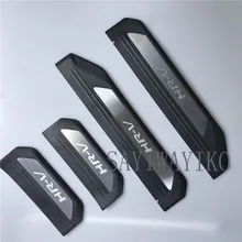 Auto Part Fit For Honda HRV HR-V Vezel 2014 2015 2016 Stainless Steel Scuff Plate Door Sill Guards Thresholds Cover Trims 4Pcs