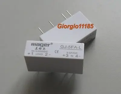 5 шт. GJ 5FA L DC PCB SSR в 3 32VDC выход 220 В 5A твердотельные реле|pcb preheater|pcb phonepcb plastic |