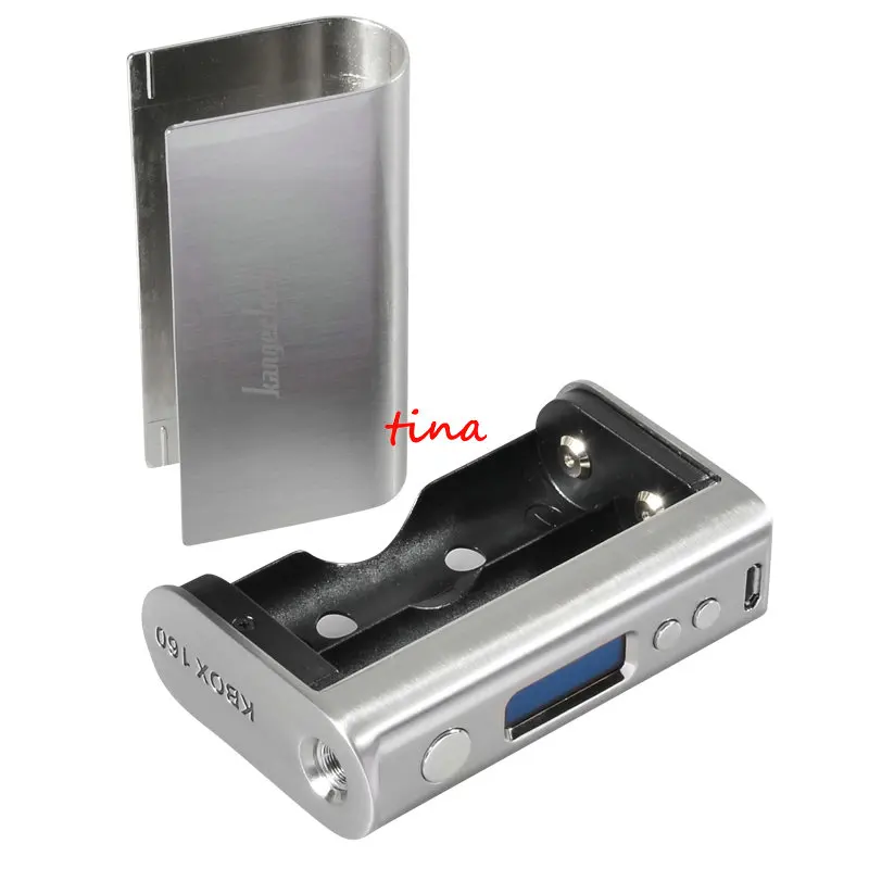 100% Original Kanger KBOX 160W TC VV/VW Box Mod Supports Ni/Ti/SS/NiCr Powered by Two 18650 Batteries for free shipping | Электроника