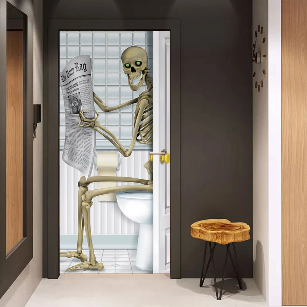 

Foreign trade hot sale Halloween door stickers Glass window stickers creative party wooden door renovation wall stickers Report
