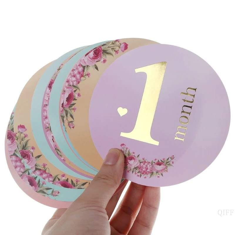 Наклейка на день рождения ребенка 12 шт./компл. памятная карточка с номером для