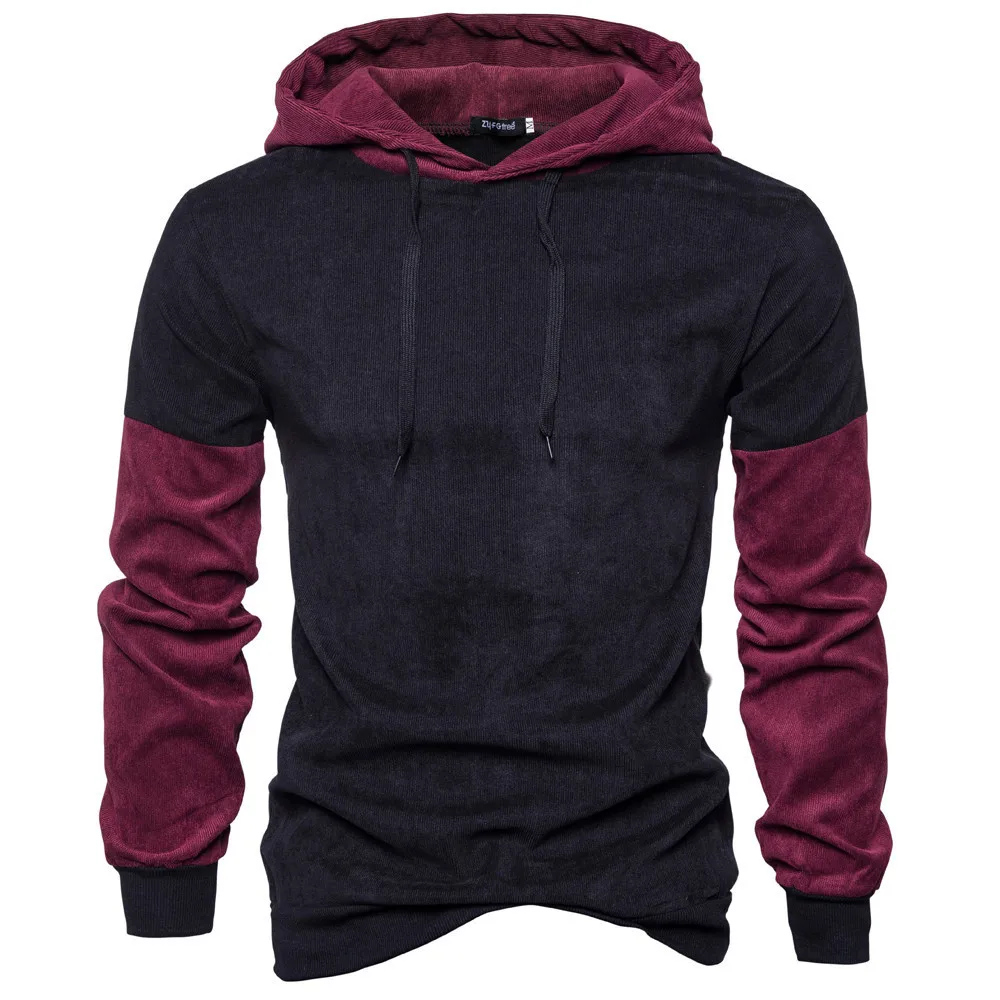 Модные толстовки с капюшоном Для мужчин sudaderas Hombre хип хоп Лоскутные Толстовки