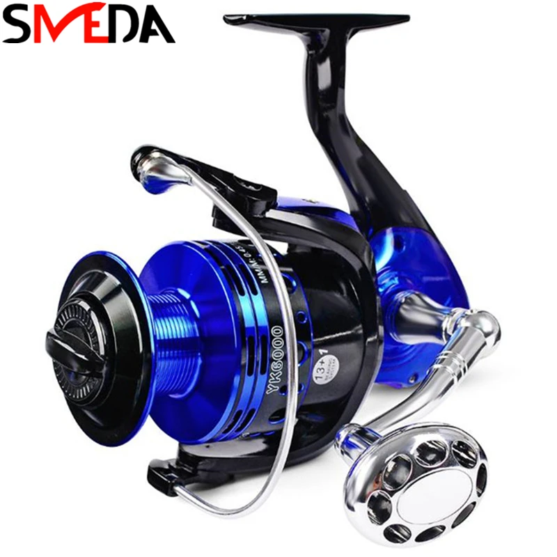 

Рыболовная катушка, катушка для спиннинга, тяга 17 кг, мощность 5,2: 1, серия 3000-6000, 4 цвета, углеродное волокно, снасти для рыбалки на карпа