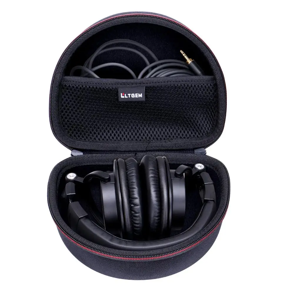 LTGEM EVA черный Жесткий Чехол для переноски Audio Technica профессиональный студийный