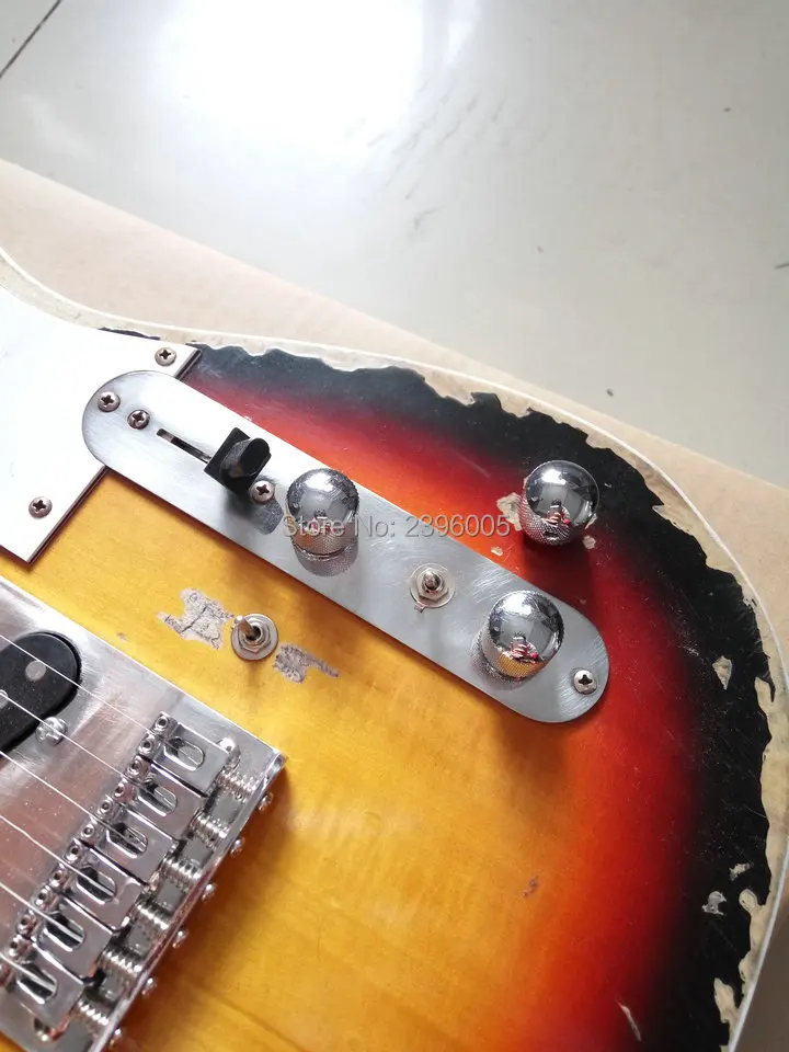 Настраиваемый магазин ручная работа лимитированная серия Andy Summer Gigabit Tele tl Guitar boost
