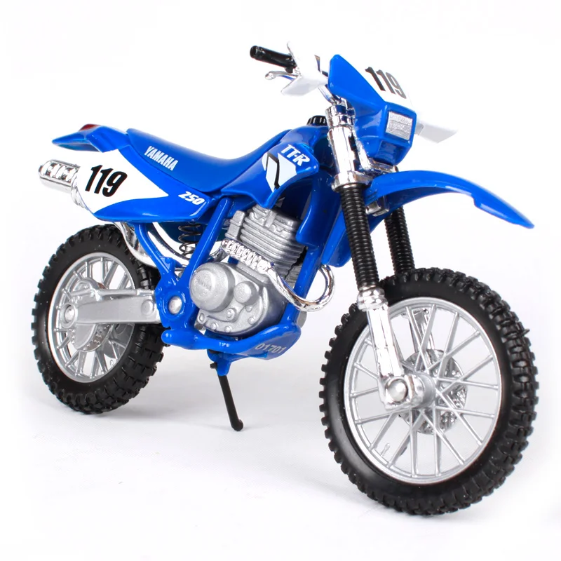 Мужской Велосипед Maisto Синий литой под давлением для мотоцикла yamaha 1:18 250| |
