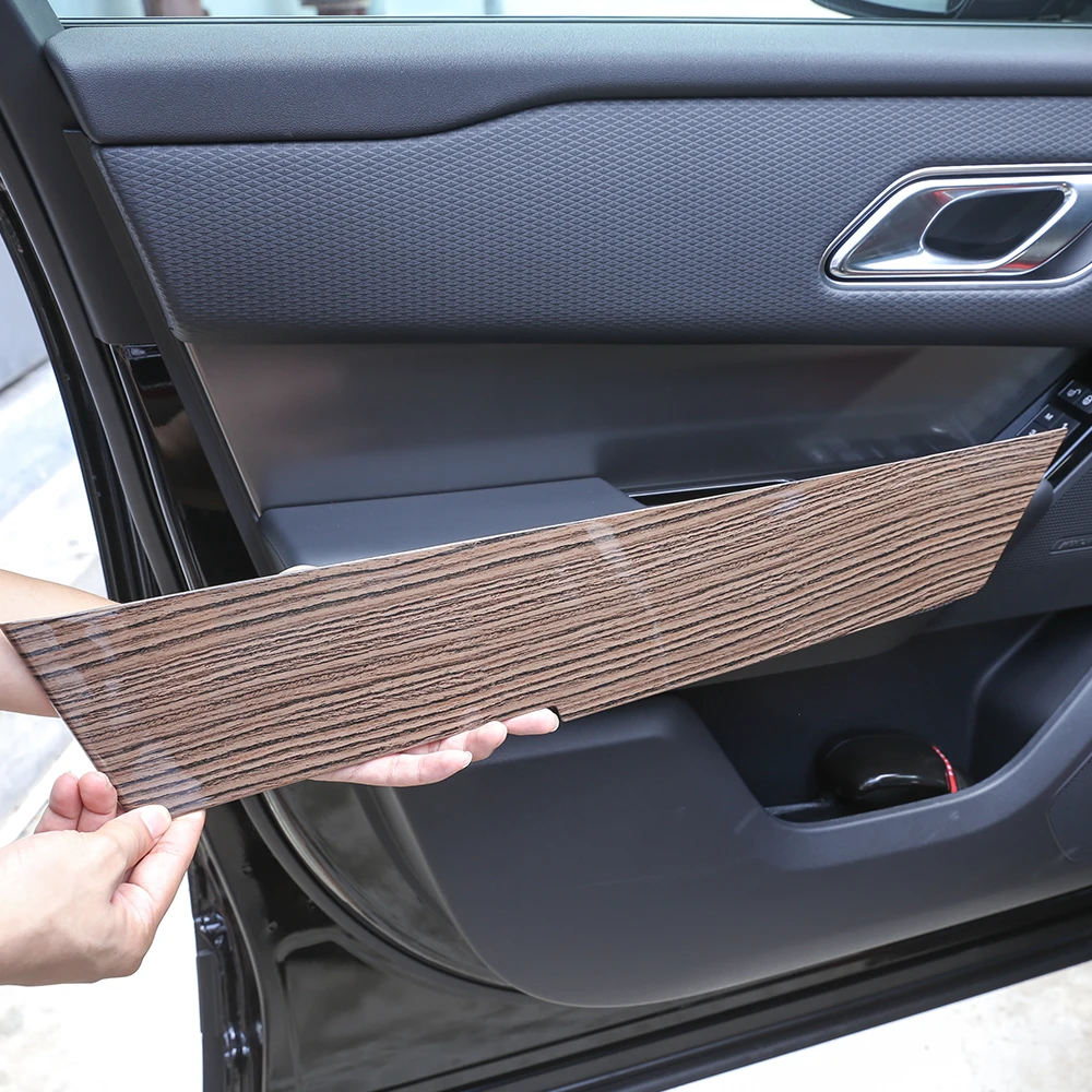 Sands Wood Grain Style Car Interior Door Decoration Panel Cover Trim For Land Rover Range Velar 2017-2018 Accessories | Автомобили и