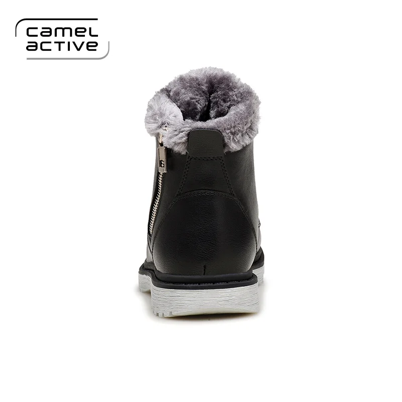 Camel Active Популярный бренд продавать Утепленная одежда зима Для мужчин сапоги Высокое качество из натуральной кожи; повседневные ботинки; модные зимние ботинки S0056