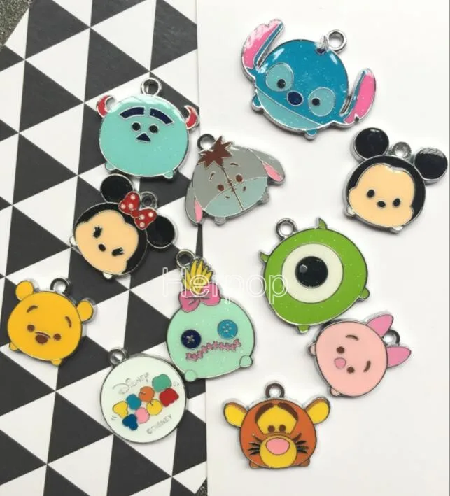 20 шт мультфильм ЦУМ a01 Минни Смешанное ожерелье с металлической подвеской