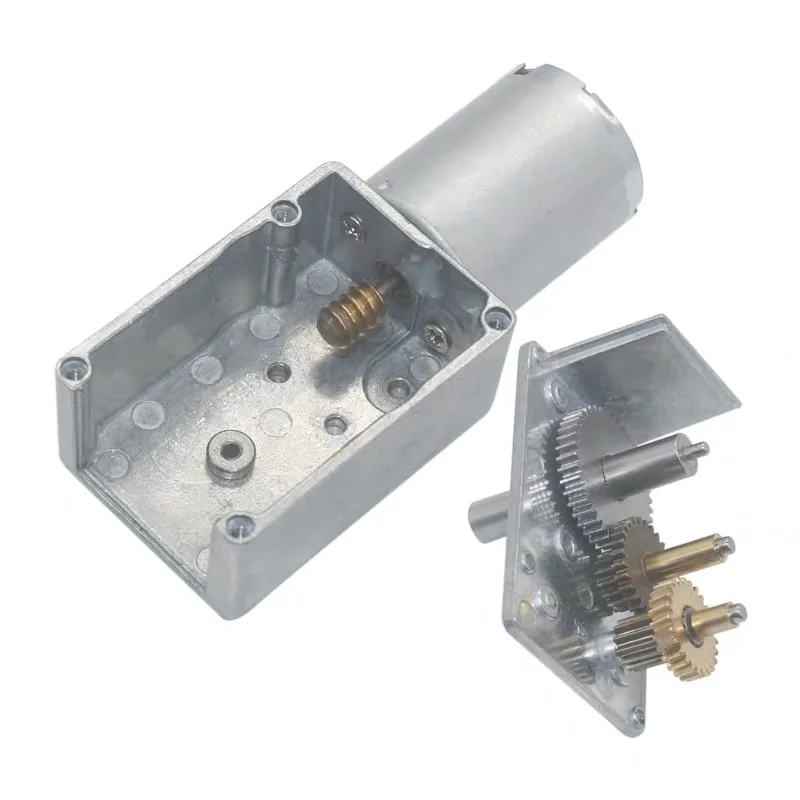 DC 12V редукторный мотор 2-100 об/мин червячный Реверсивный высокий крутящий момент