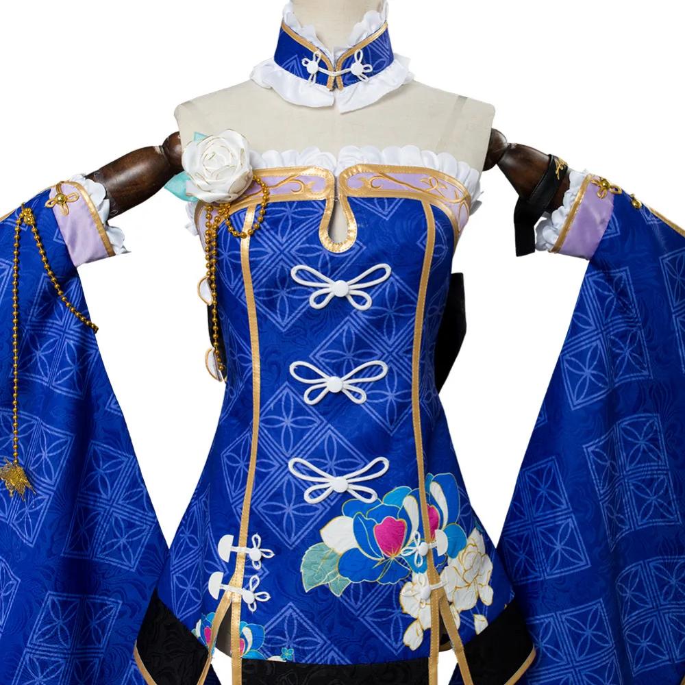 LoveLive Aqours Kanan Matsuura Косплей Костюм Пробуждение Китай платье Ver для женщин девочек Хэллоуин карнавальные костюмы на заказ