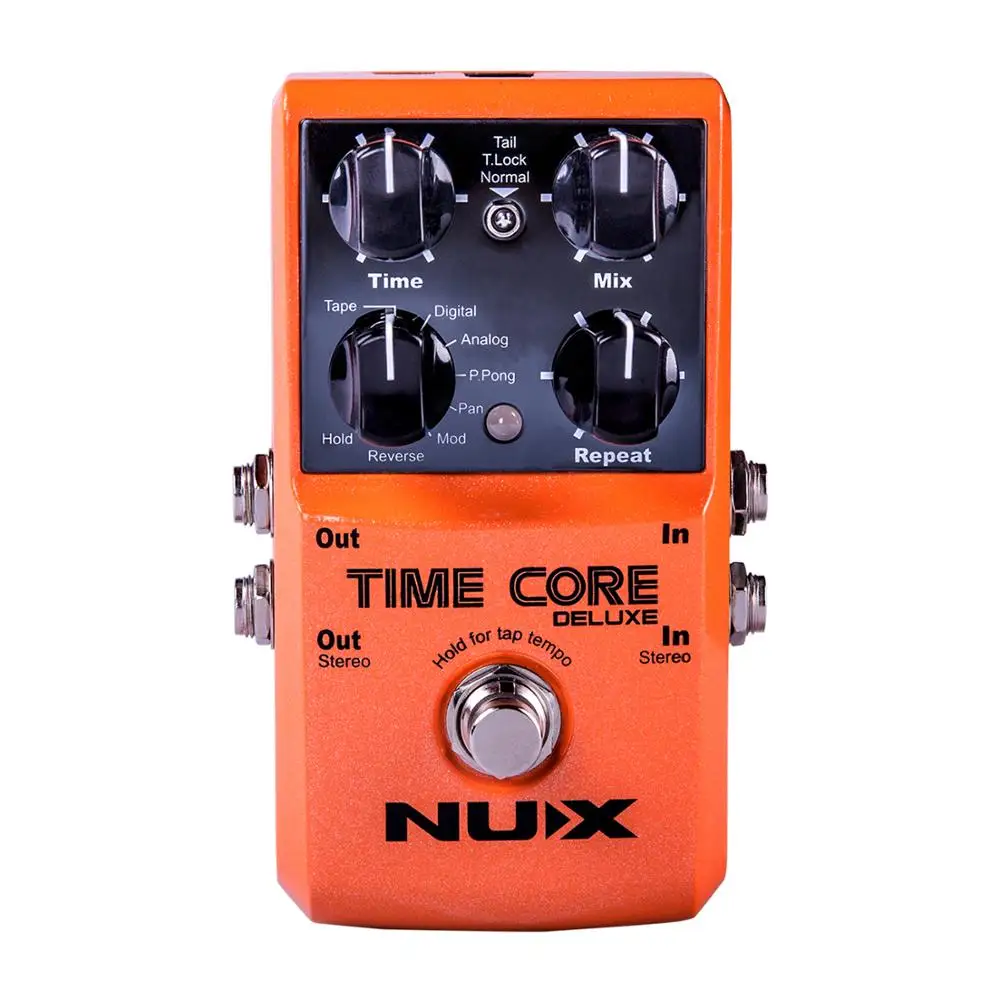 Педаль для электрогитары NUX Time Core Deluxe Stompbox педаль цифровых эффектов с 7 типами