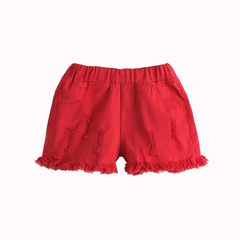 Детская одежда шорты для девочек летние короткие штаны маленьких подростков