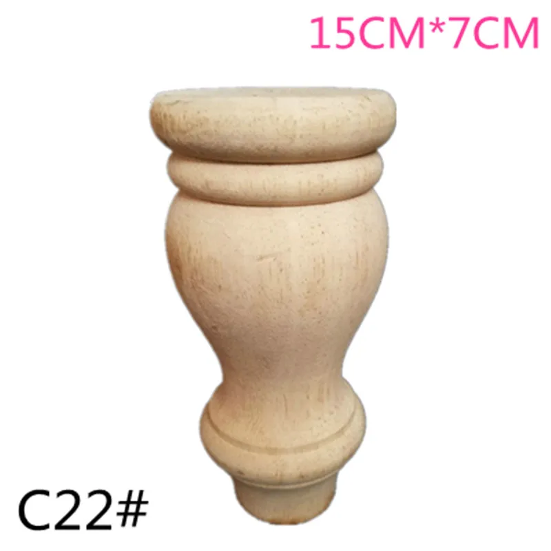 Европейский стиль 4 шт./партия 15x7 см резная древесина мебель диван ножка