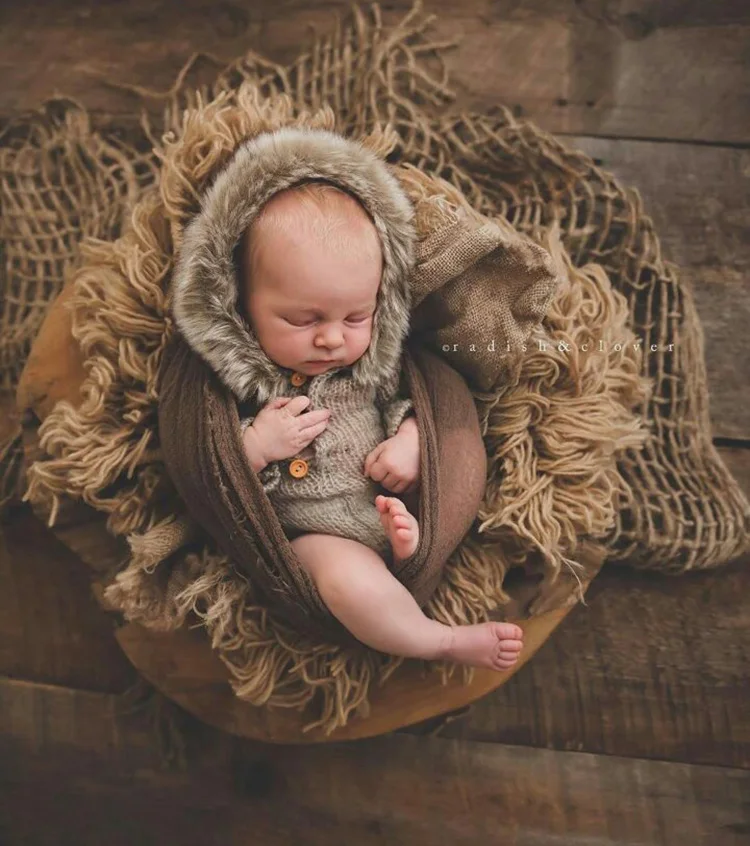 Тканевые детские одеяла для фотосъемки реквизит новорожденных корзина