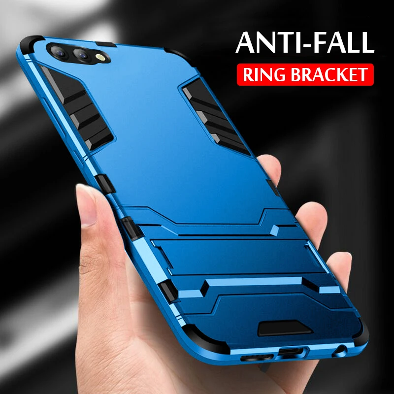 Luxury Armor Shockproof Case For Huawei Honor 10 8x 9 Lite Phone Back Cover honor Max Silicone Holder | Мобильные телефоны и