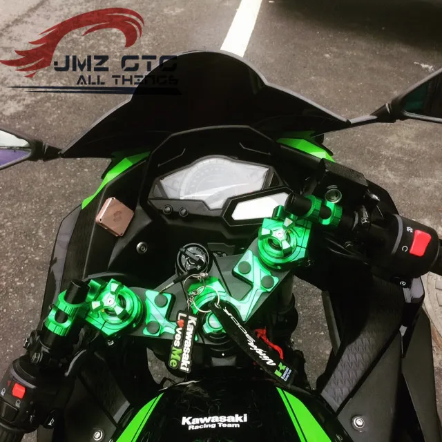 Для KAWASAKI NINJA250R NINJA300R 2013 2014 2015 2016 Регулируемый руль клип на бар концы вилки