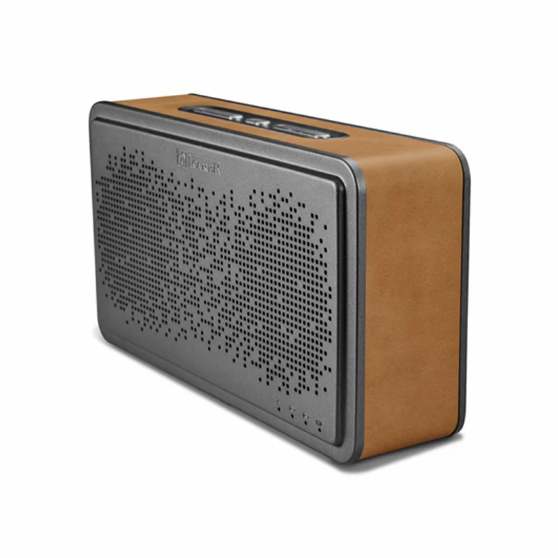 

New Vintage Leather Mini Bluetooth Speaker Portable Wireless Speaker Sound System 3D Stereo Music Surround Support Bluetooth,USB