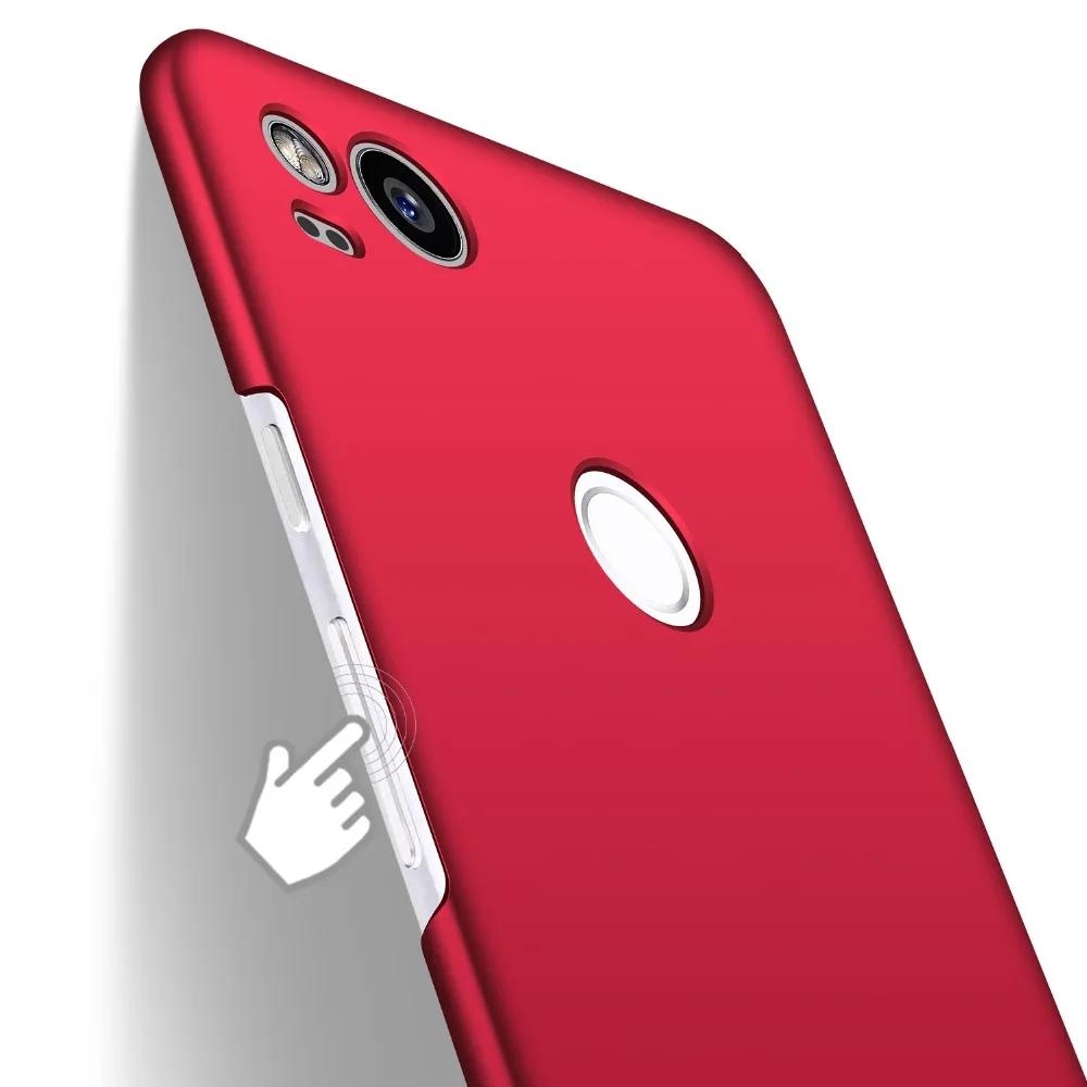 Для Google Pixel 2 2XL Футляр PC тонкий Coque матовая кожа Защитная крышка Чехлы для XL полное