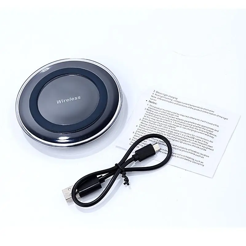 HAISSKY Qi Беспроводное зарядное устройство usb зарядка UFO Pad для iphone 8 Plus X samsung Galaxy S8 Plus S7 S6 Edge Plus Note 8 зарядка