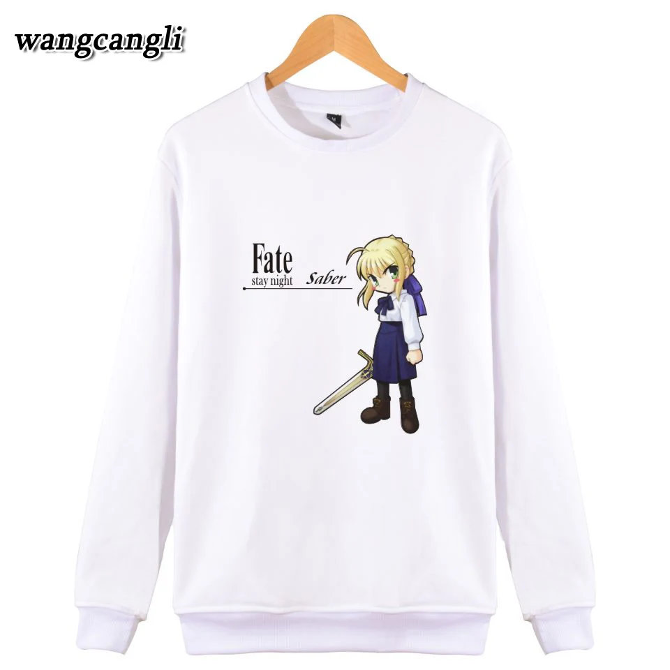 Fate Stay Night Printed Casual Hoodie Men Sweatshirt Autumn Harajuku Anime Hoodies Sweatshirts Fashion Plus Size Tracksuit | Мужская