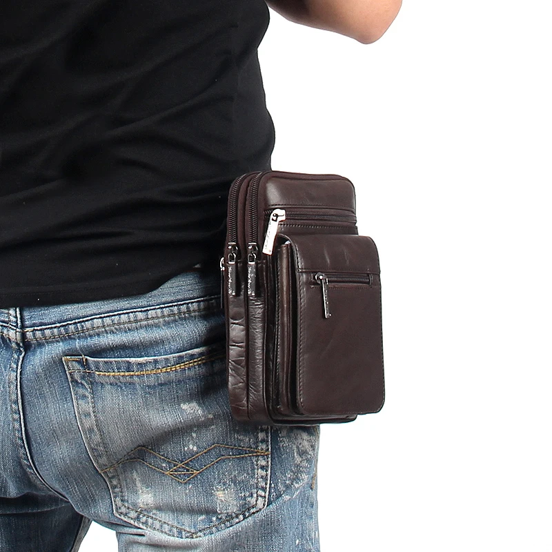 2017 из натуральной кожи Одного Плеча Мешок Сумка мужская носить голову слой