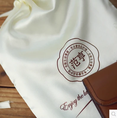 100 шт./лот дешевая атласная сумка на шнурке Атласная Ткань для ювелирных изделий