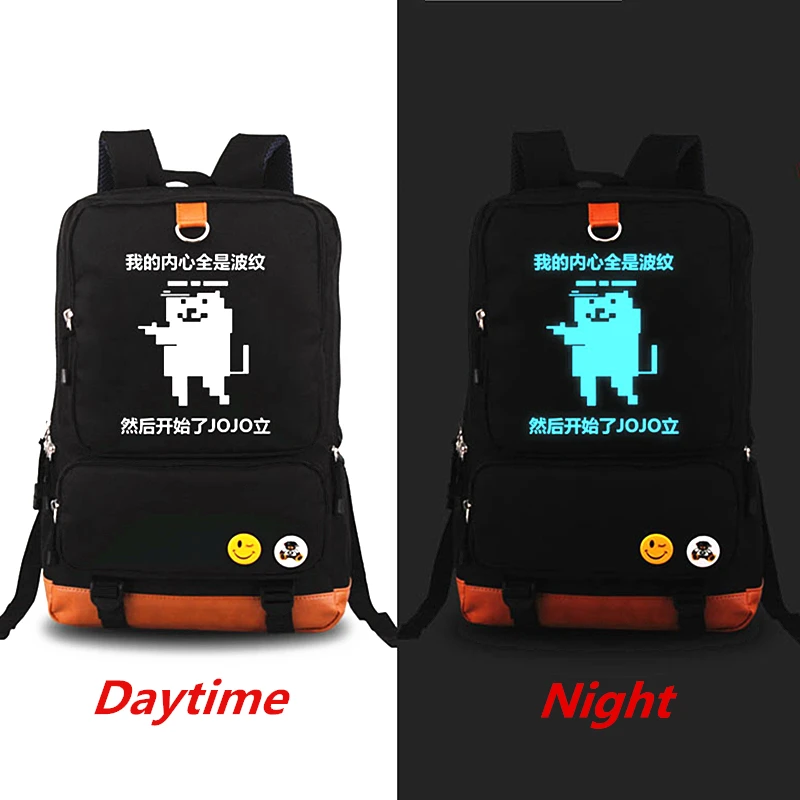Новое поступление Светящийся рюкзак с изображением собаки Mochila для подростков