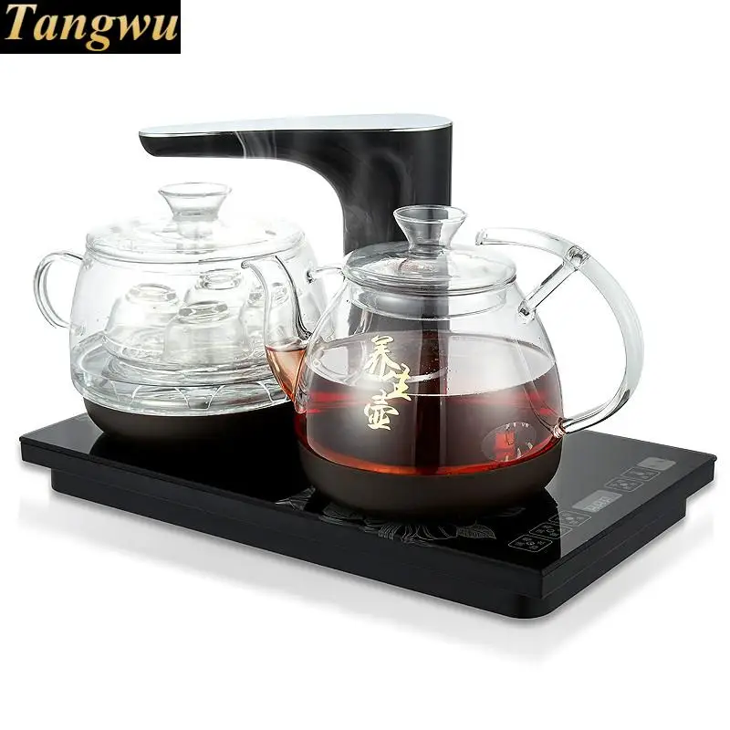 

Fully automatic upper water electric kettle for sparkling tea and set