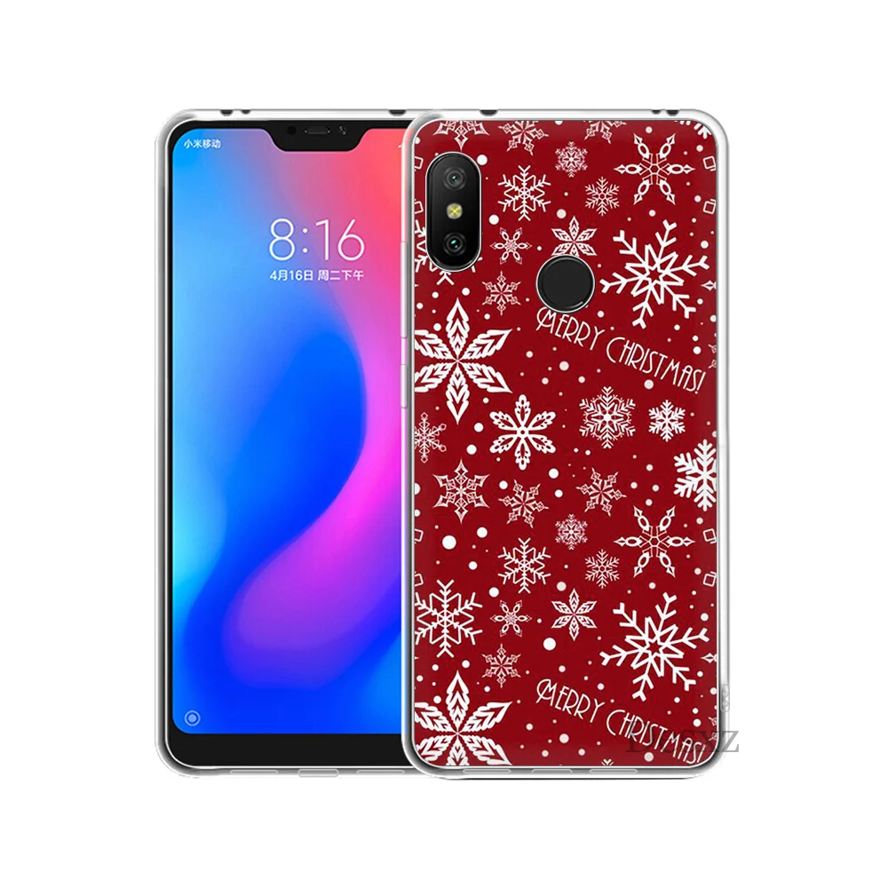 Веселый Чехол для телефона с рождественским рисунком обложка Redmi Note 3 4 4X5 Pro