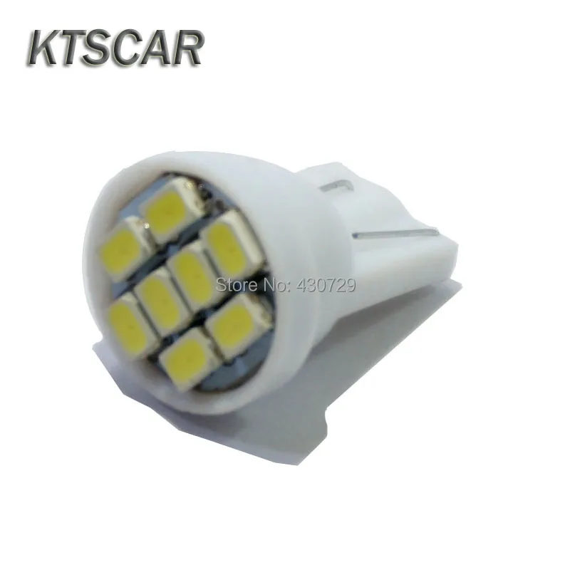 500 шт. T10 8 SMD 1206 светодиодов 194 168 192 W5W 3020 автомобильные клиновидные лампы белого и