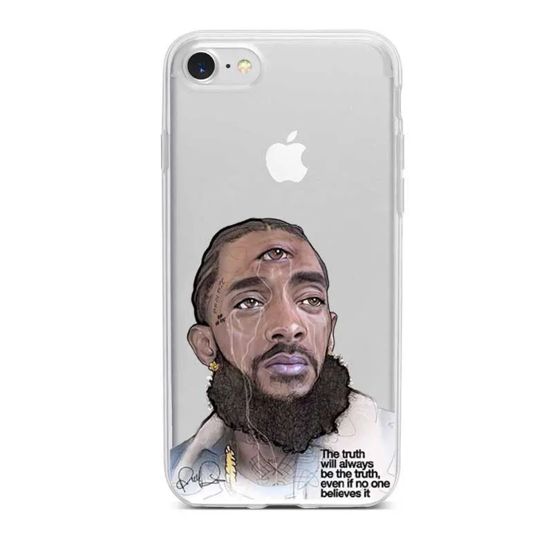 TPU Рэппер Nipsey Hussle Виктория Круг прозрачный силикон ТПЭ мягкий чехол для телефона для iPhone 8 7 6 Plus XMAX XR11 11PRO Fundas чехол - Цвет: TPU