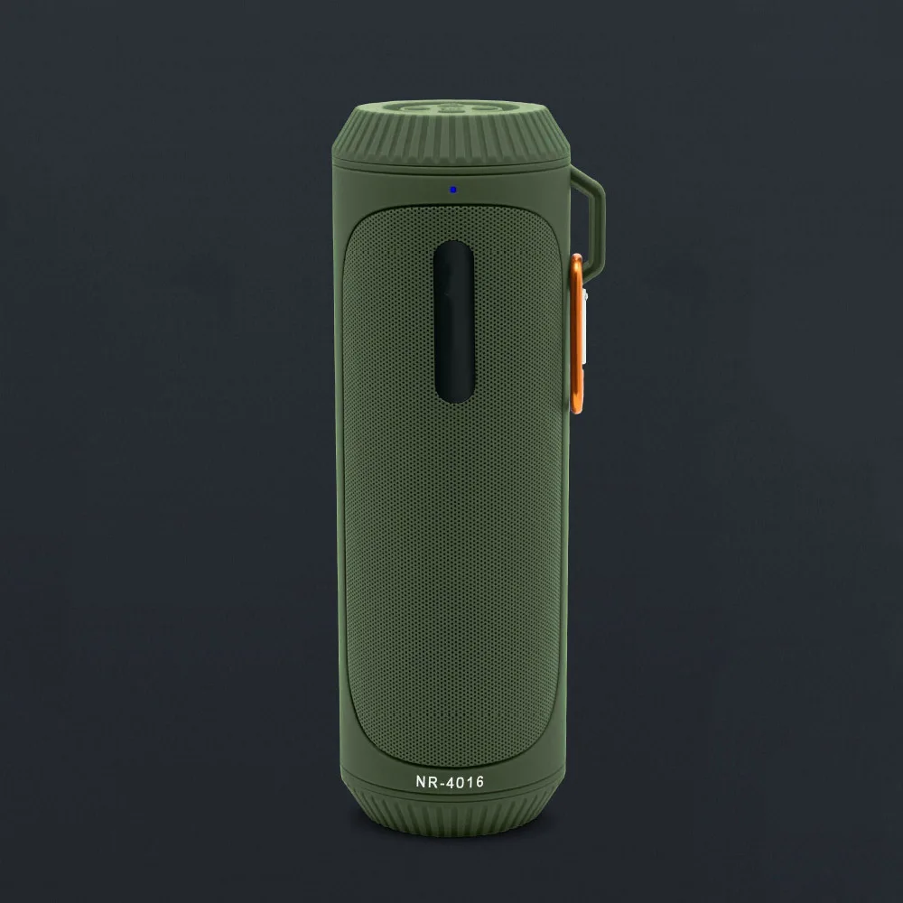 Green Мощный светодиодный светильник-вспышка с Bluetooth динамиком, портативный сабвуфер для велосипеда, Беспроводная колонка, FM радио, аварийный светильник - Испускаемый цвет: Green