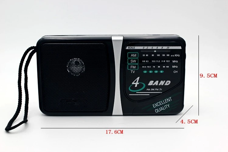 Абсолютно новый большой Портативный радиоприемник с 3 полосами FM/AM/SW радио