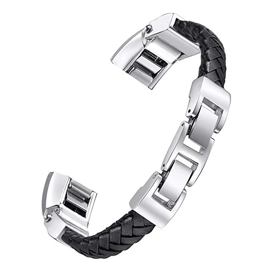 Для Fitbit Alta HR полосы кожаный шнур браслет Браслет замена часы ремешок для Fitbit Alta бандже умные аксессуары