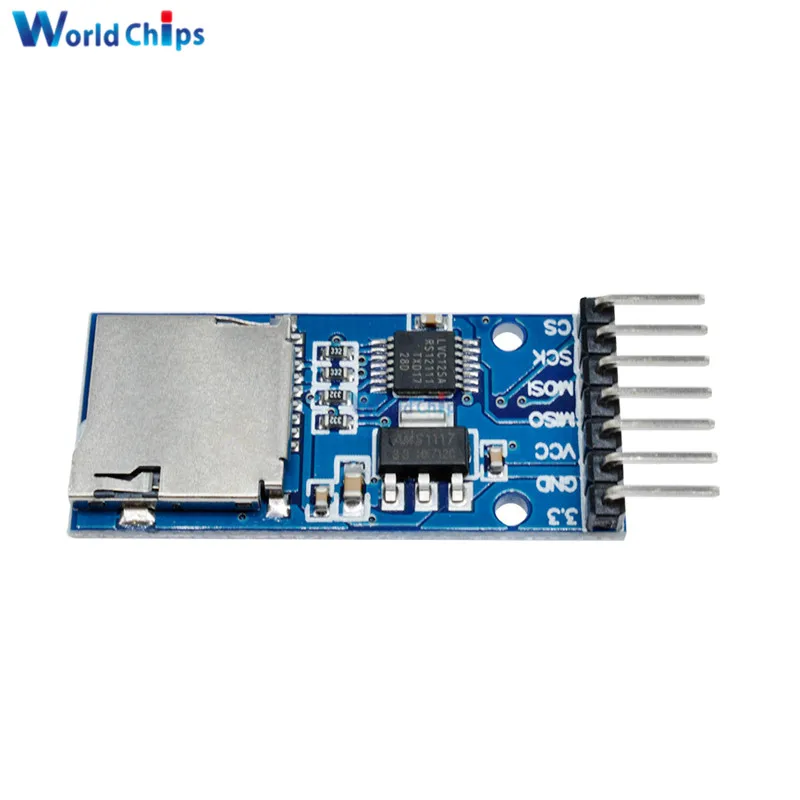 Micro SD плата для хранения TF карта защитный модуль памяти SPI интерфейс